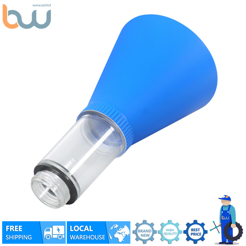 Locking Transmission Oil Funnels Threaded Adapter Fill Tool Plastic