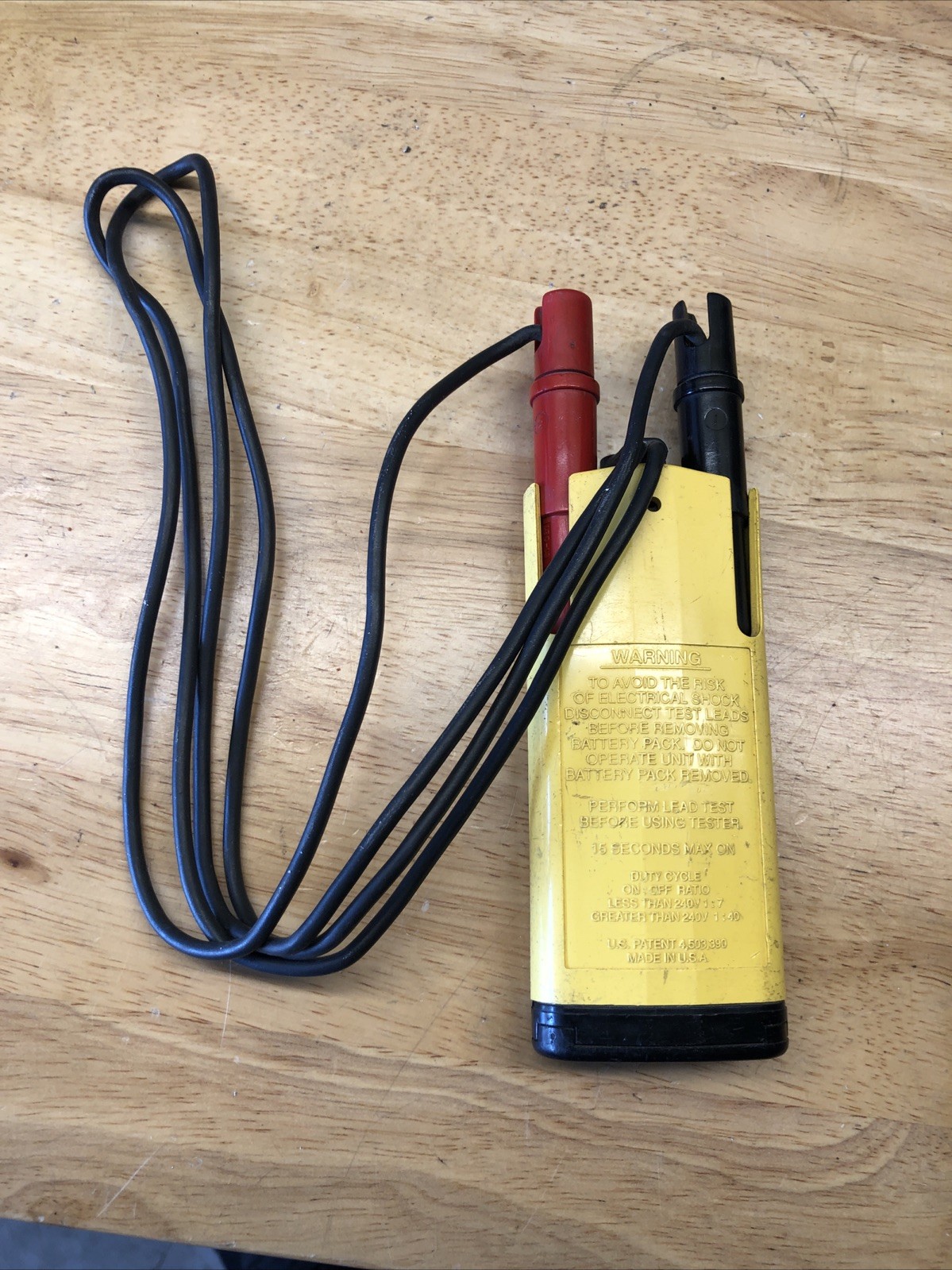 Ideal Tools VOLTAGE TESTER MODEL 61-101 Vol-con Lite Audible ‘Wiggy’ Meter