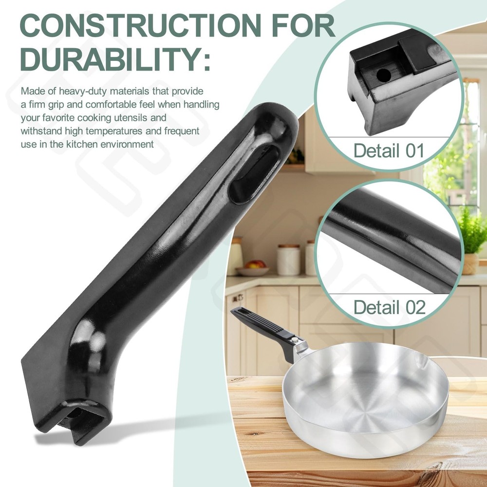 BERPSE Cookware Pot Replacement Handles for Magnalite, Wagner Ware, GHC