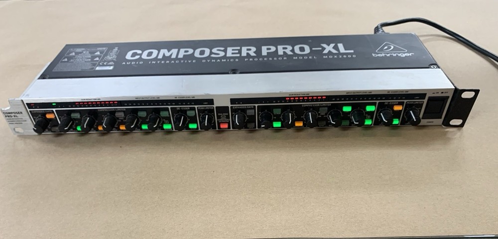 Behringer MDX2600 Audio Interactive  Compressor Dynamics Processor Composer-XL