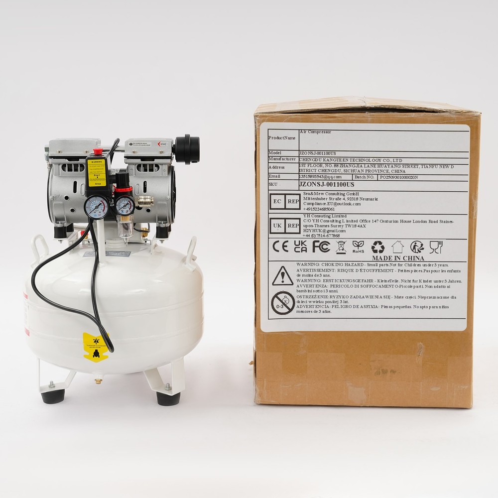 Air Compressor, Portable Air Compressor with Muffler, Air Compressor with Low No