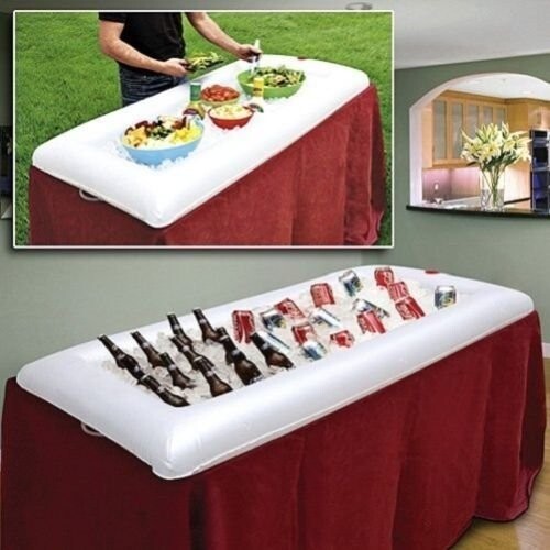Inflatable Serving Bars - Ice Buffet Cooler Serving Tray for Salad Bar & Drinks