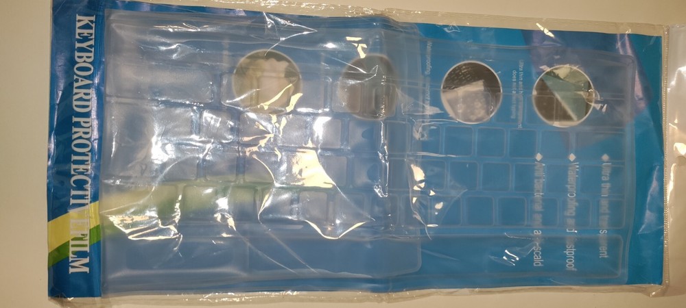 Keyboard computer PC clear silicone rubber protective cover protector new