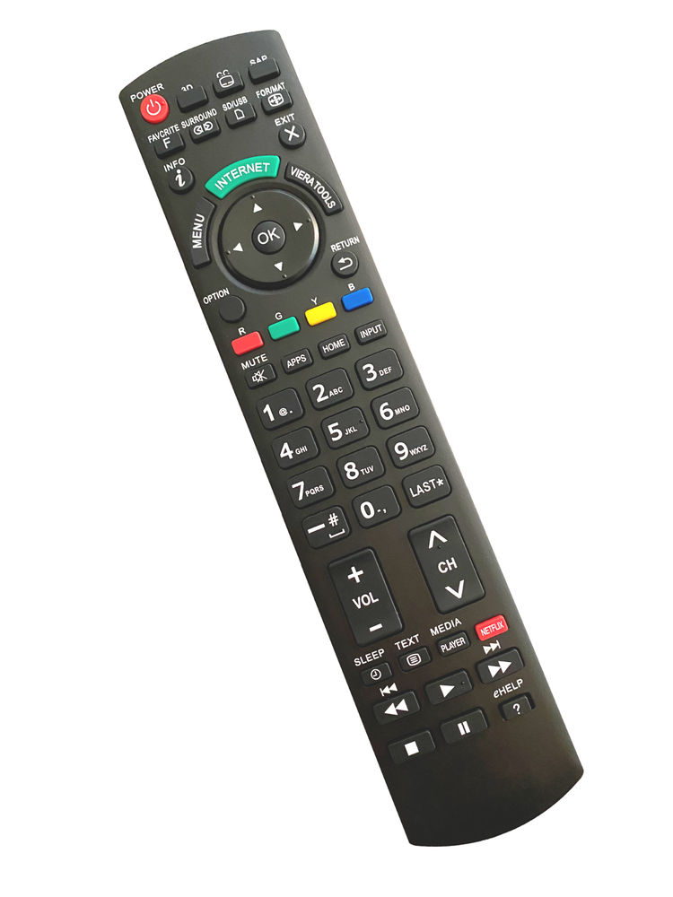 Universal Remote Control Compatible for all Panasonic Viera Link/ 3D/ LCD/LED TV