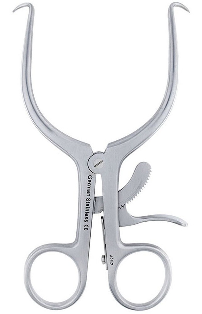 GELPI Retractor, 6.75", with Grip Lock, Premium Stainless