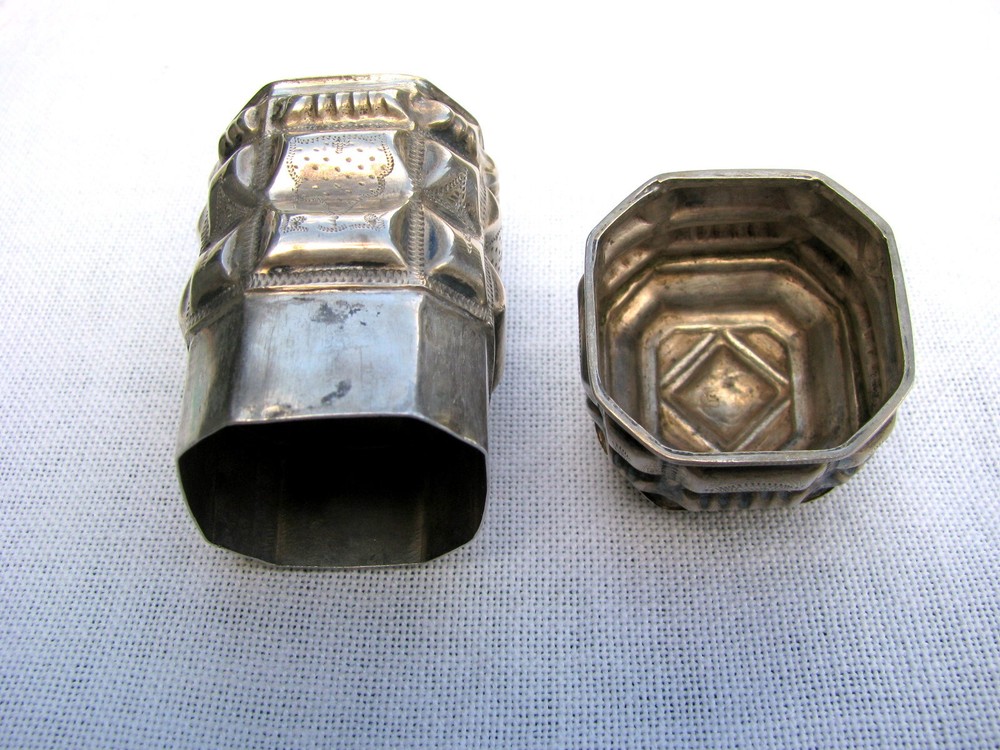 FINE SNUFF BOX / MATCH SAFE / KNICK KNACK / PEPPERMINT VICTORIAN 1899 SILVER BOX