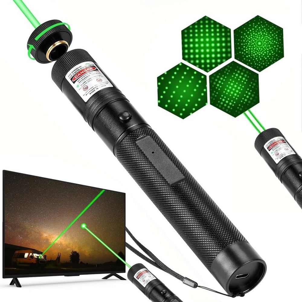 [Professional] Rechargeable Green Laser Pointer High Power Green Beam Light Long
