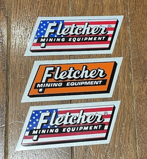 3 Fletcher Mining Stickers