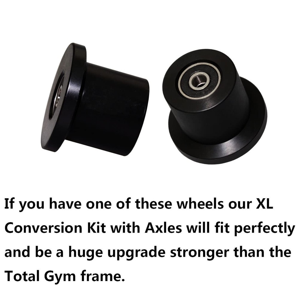 Total Gym Replacement Set Wheels/Rollers for Models XL, XLS and Some 3000 XL, Al