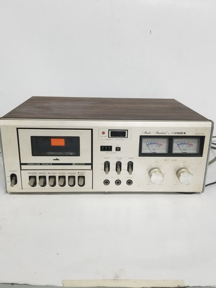 Fisher CR-4025 Studio Standard Tape Player Tested Working
