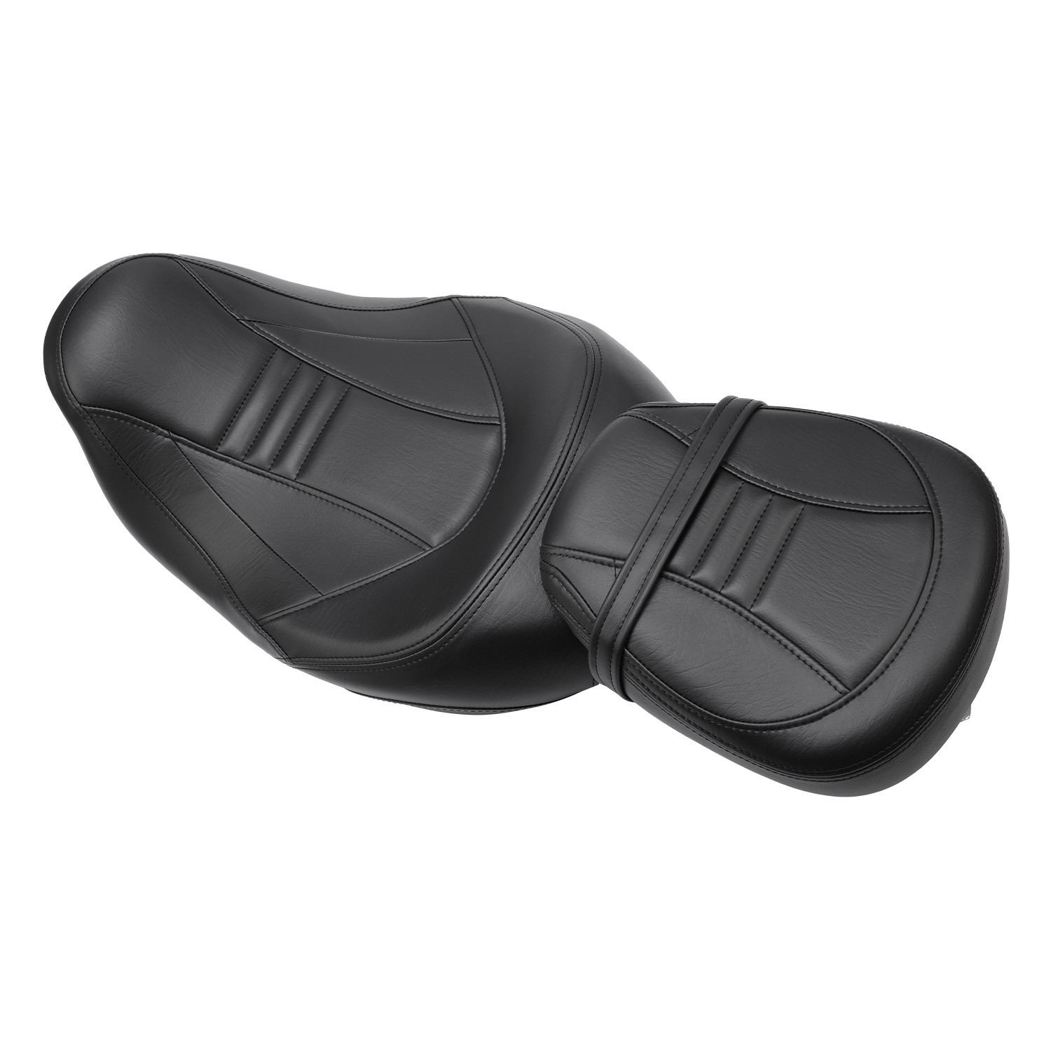 Low-Profile Seat Rider Passenger Two-Up Seat for Harley Touring Electra Glide US