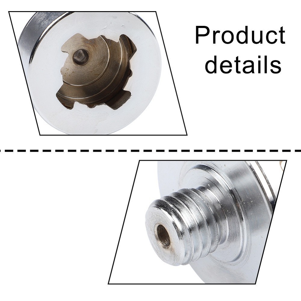 2 Piece 5 8 11 Thread Angle Grinder Adapter Set for XLOCK Tools Stainless