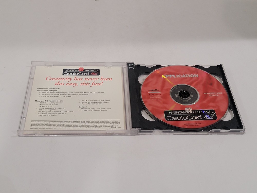 4 Creative PC CD-ROMs - Hallmark Scrapbook Studio, CreataCard, Greeting Cards