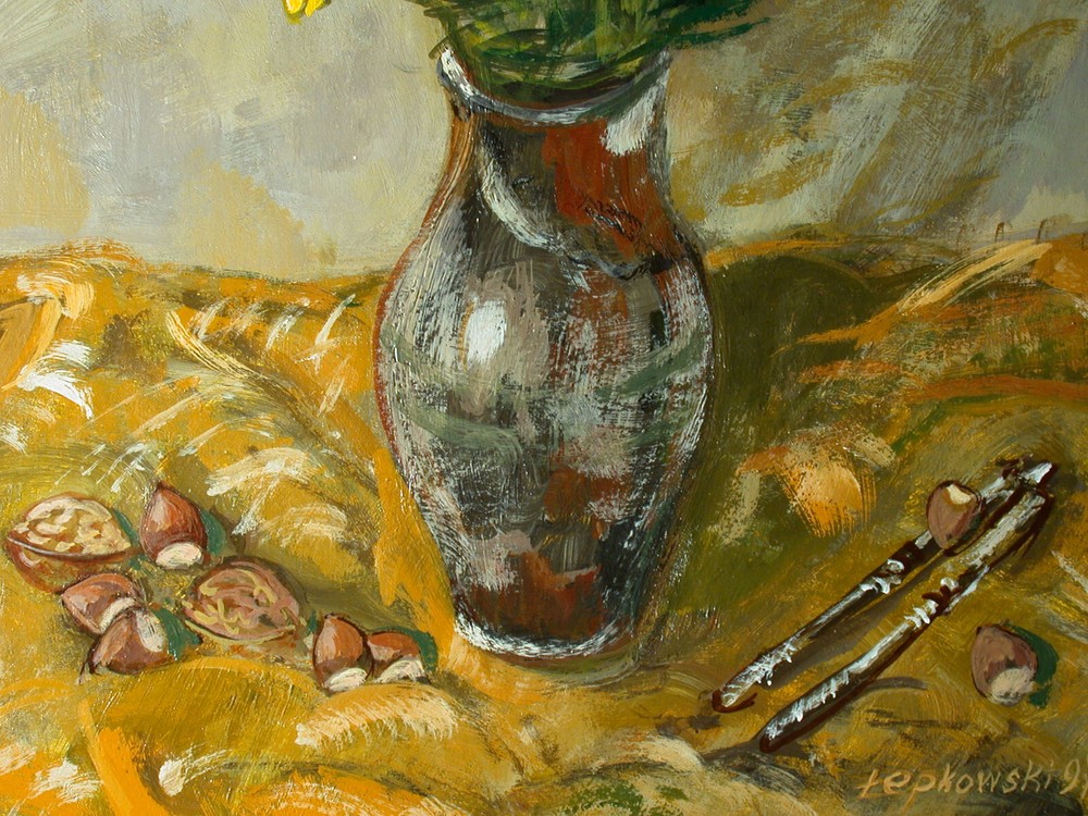 Andrzej Lepkowski (1925-2015) Flowers.