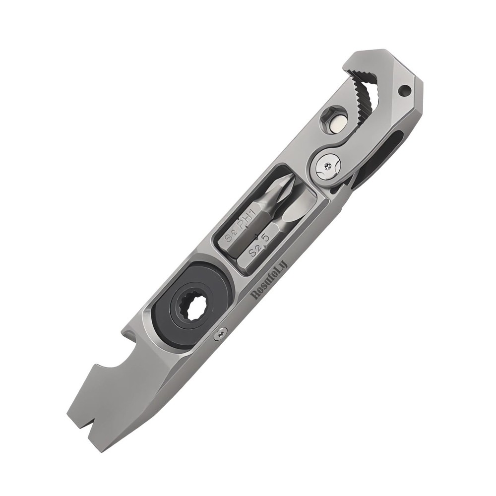 Titanium Pry Bar,Multi-tool,EDC Tool,Versatile Pry Tool,Bottle Opener,Wrench,...