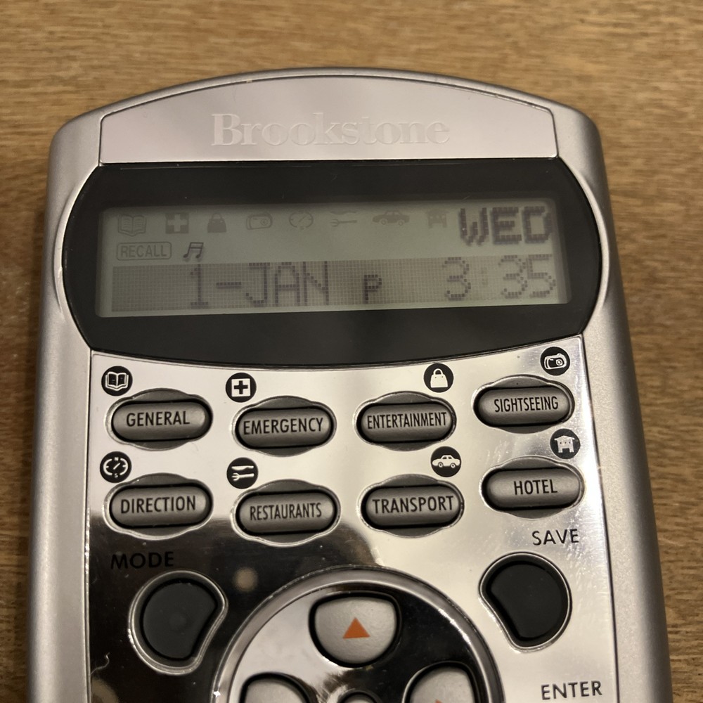 Brookstone Passport 12 Language Digital Talking Translator W/Instructions Works