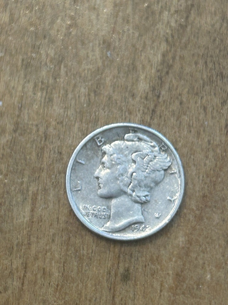 1942 Mercury Dime XF