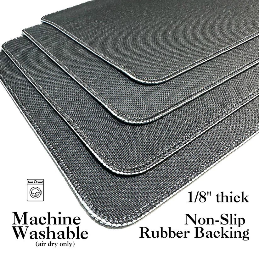 11" X 17" Morgan Dollar Dates Coin Mat - Rubber Backed and Safe for Coins!