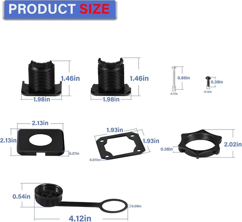 Bulkhead Connector Kit is a Connection Solution for Penetrate Panel or Bulkheads