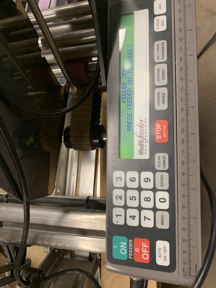 MultiFeeder Technologies # MFT 550 IP Friction Sheet Feeder Reconditioned Tested