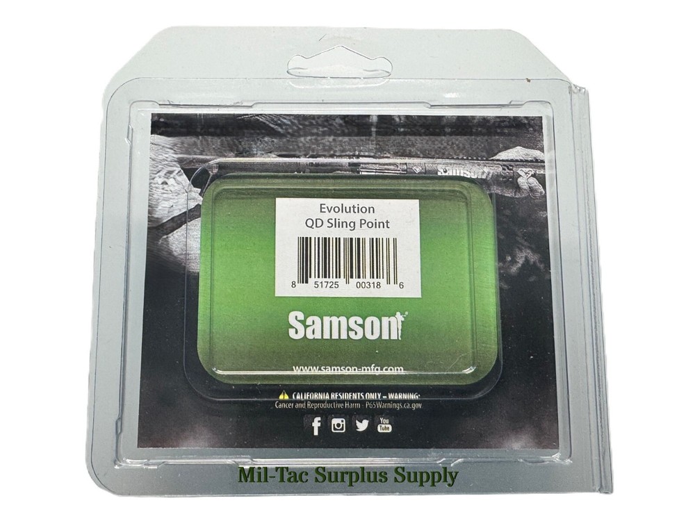 Samson Evolution® Accessories Rifle QD Sling Point - Black