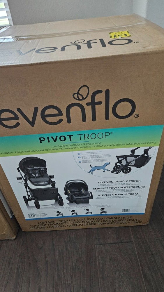 Evenflo Pivot Modular Travel System- Desert Tan