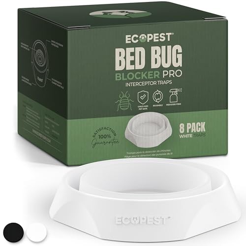 Bed Bug Blocker (Pro) Interceptor Traps — 8 Pack | Interceptors, Monitors, and D