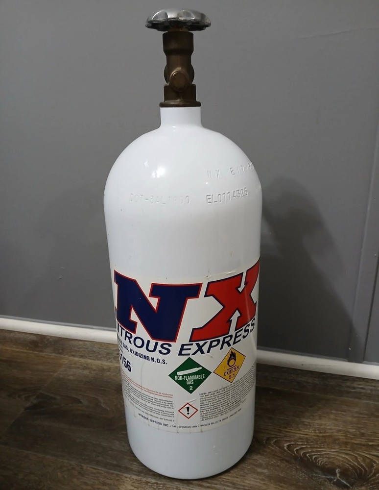 Nitrous Express 10 LB Nitrous Bottle White ML11100