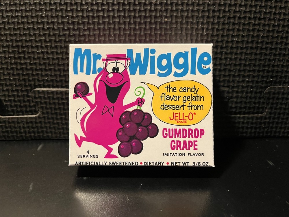 Mr Wiggle jello (Gumdrop Grape) - Empty custom design display box