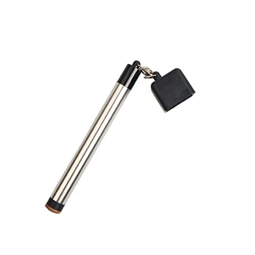 Pool Cue Chalk Holder – 2-in-1 Billiard Accessory with Pool Silver Square