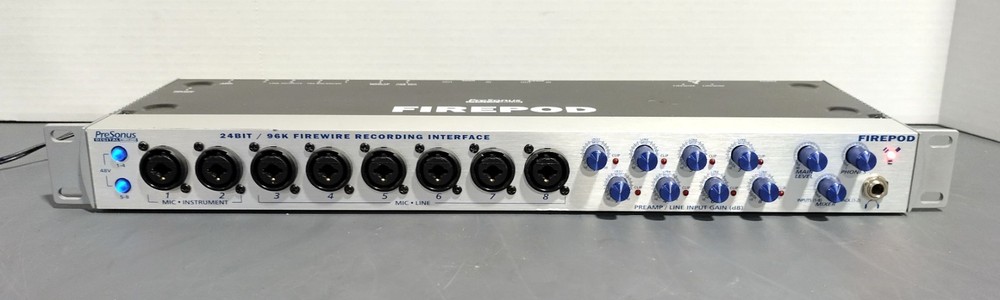 Presonus Firepod 24Bit / 96K Firewire Recording Interface - Power Tested