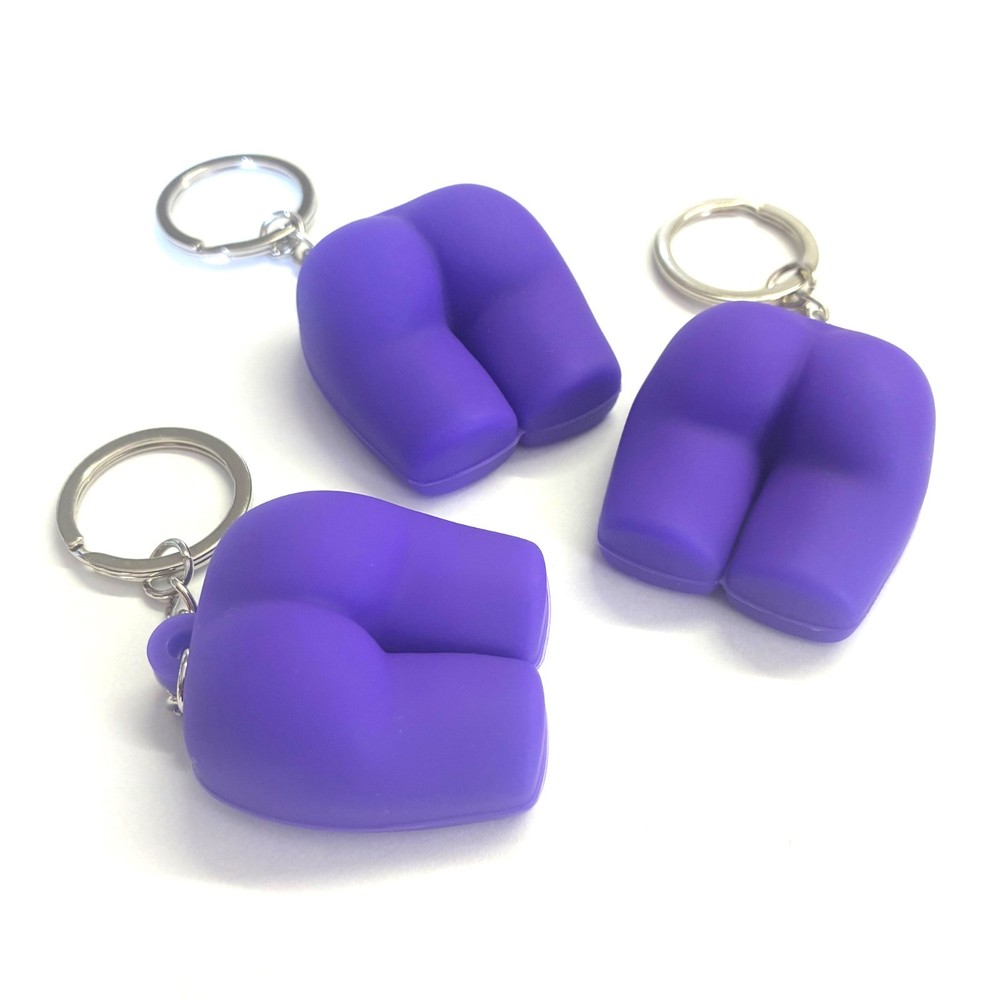 The Mini-Butt Keychain [3-pack]