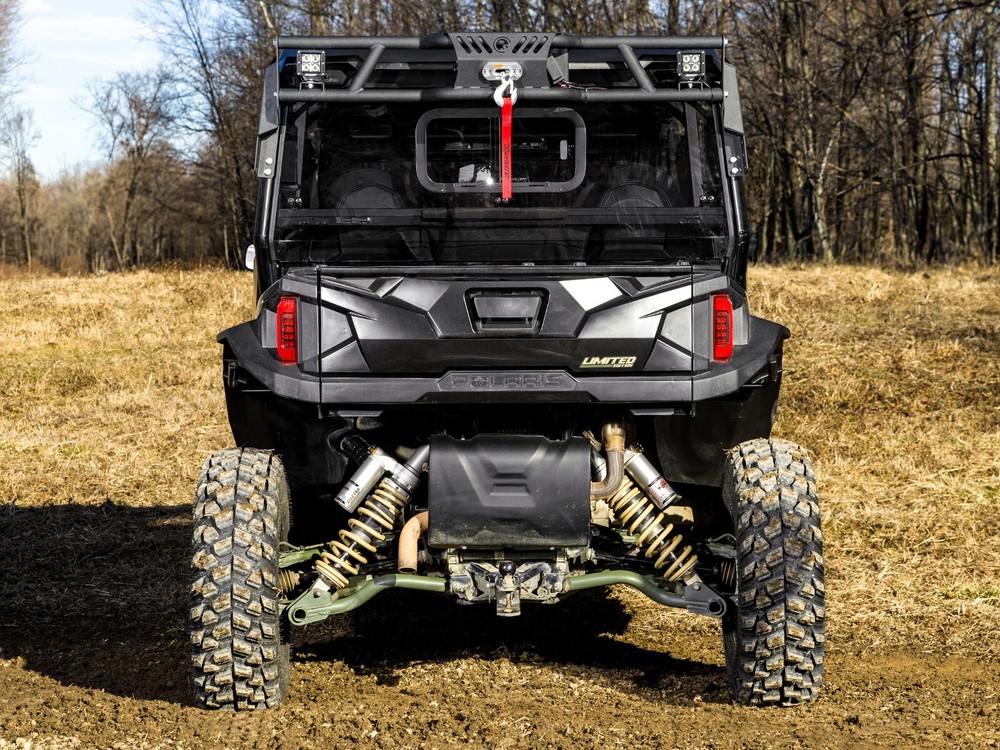 SuperATV Game Loader Rack for Polaris General with 2 Cube Lights