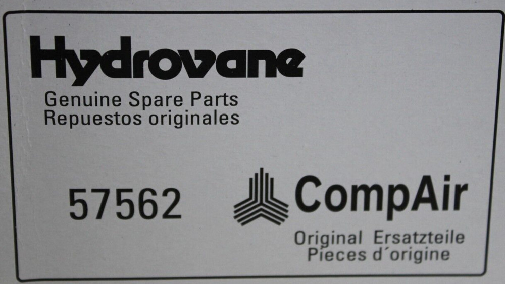 Genuine Hydrovane 57562 Comp Air Oil Filter Element