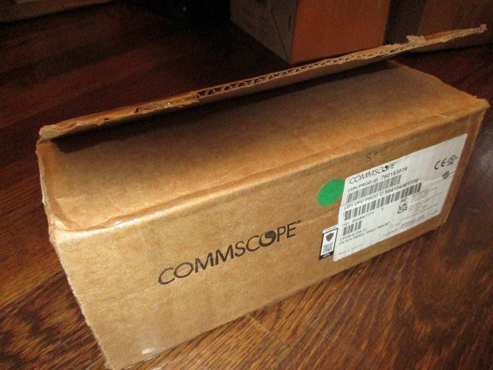 COMMSCOPE 760183079 CPPW-6-DM-12 Wall Mount Patch Panel - Open Box