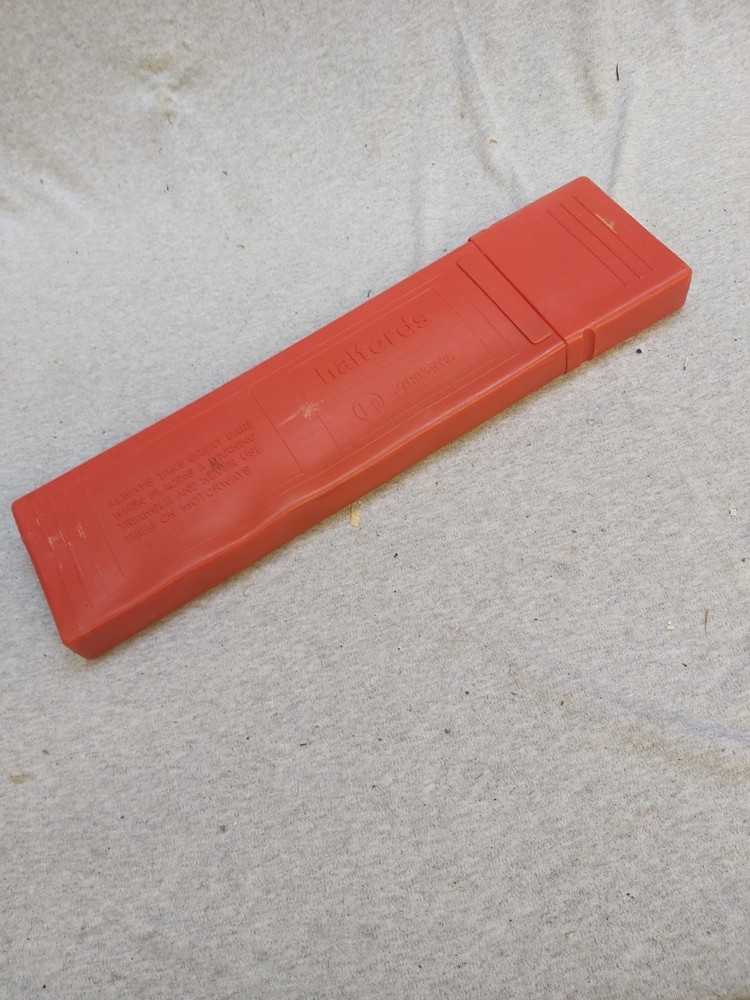 Foldable Warning Triangle, By HALFORDS. In case. 17" Wide