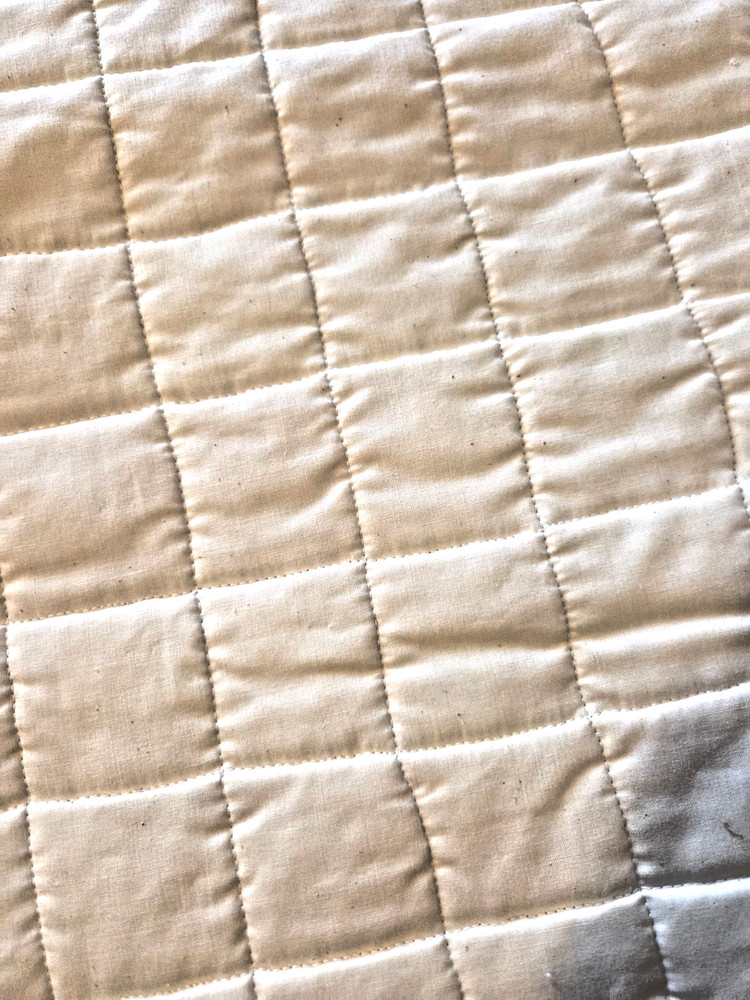 Vintage 1986 Star Variation Block Pattern Machine Stitched & Signed 65" X 88" 16