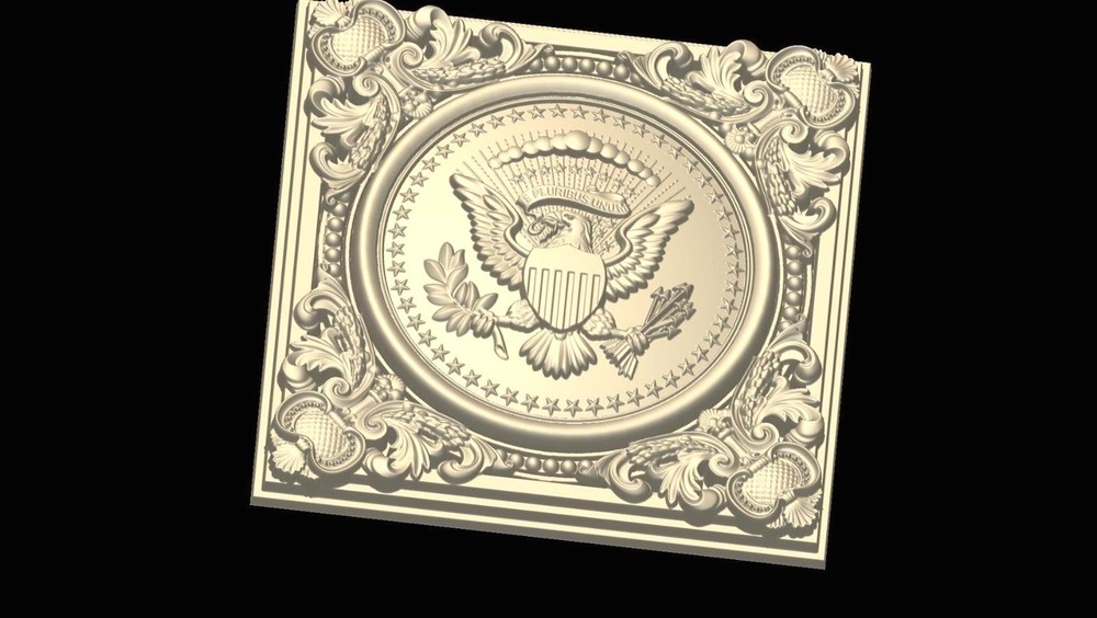 3d STL Relief Model for CNC Machine (COA 224M USA)
