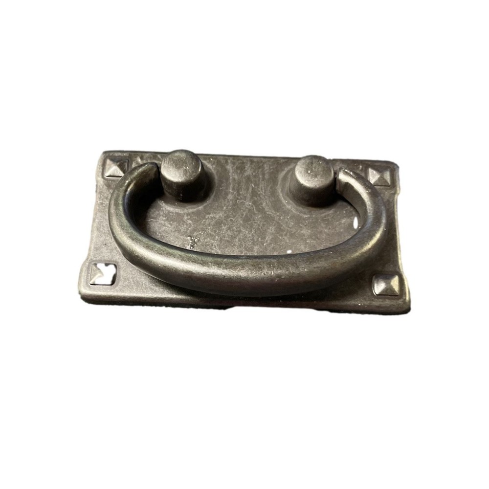 3" Mission Style Pull Antique Pewter