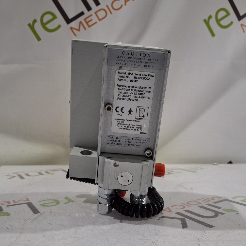 Maxtec, Inc. MAXBlend Low Flow Air/Oxygen Blender