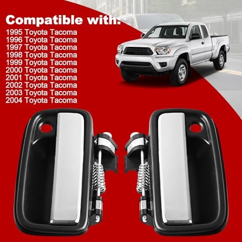 2pcs Outside Exterior Door Handles Front Left Driver Side & 2Pcs pattern#2