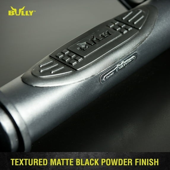 Single Side Step Black Anodized Aluminum Bracket 3" Stainless Steel Adjustable