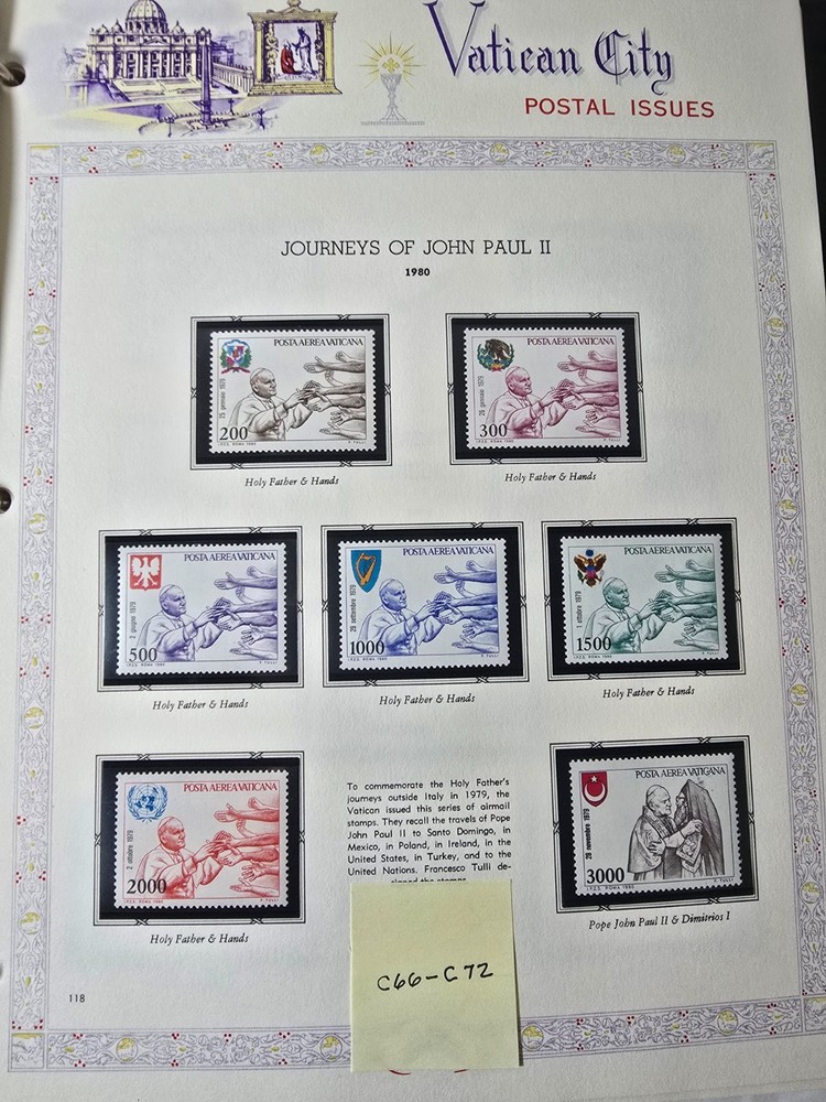 Joystamp: Pristine White Ace Vatican City Album 1976-83 MNH (Select option)