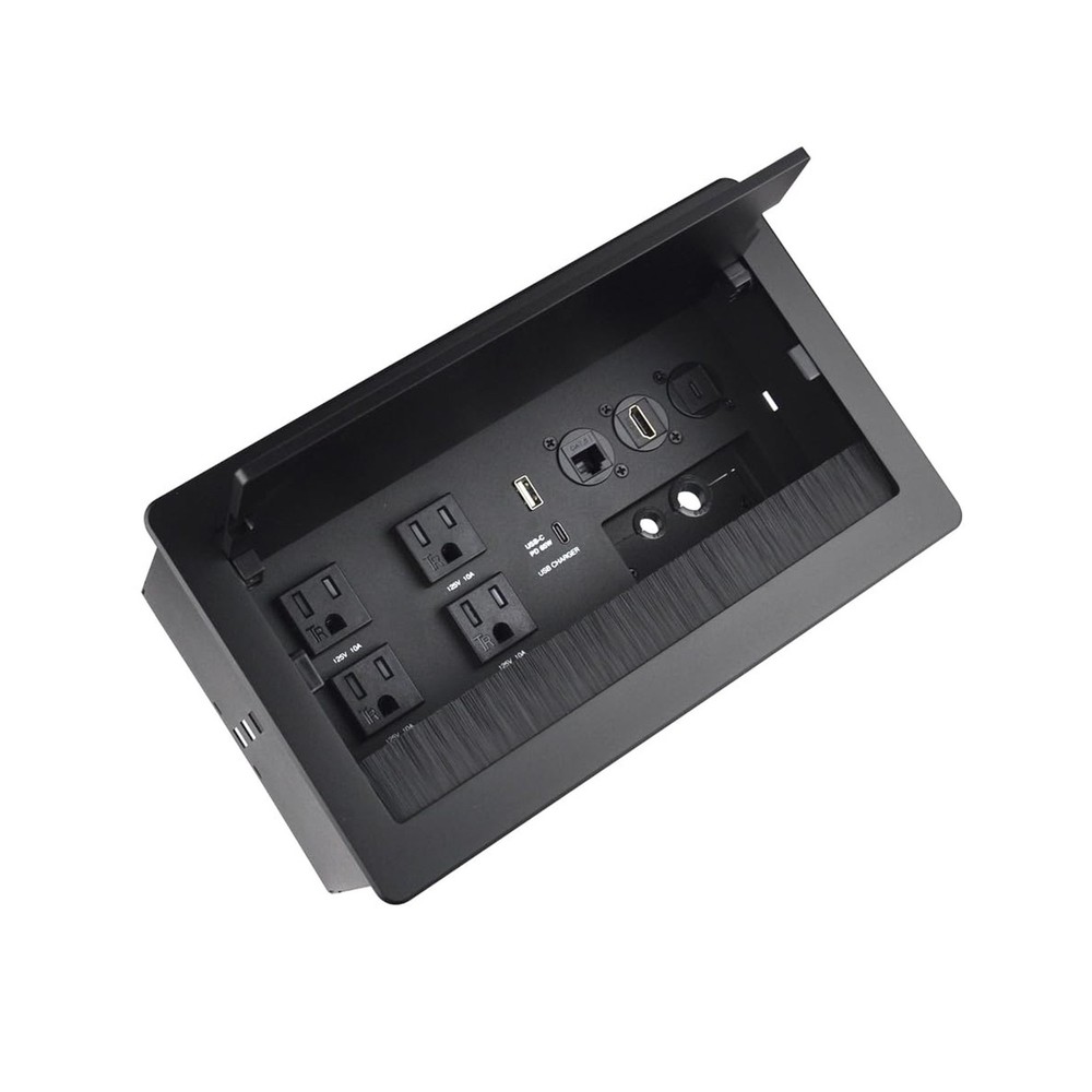 Conference Table Power hub Conference Table connectivity Box recessed Outlet ...