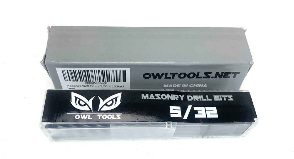 MASONRY BITS 5/12 Carbide Hammer Drill Bits new seal in box.