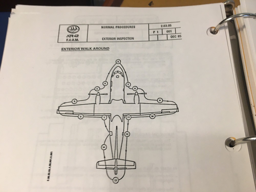 ATR 42 Operating Procedures  Manual