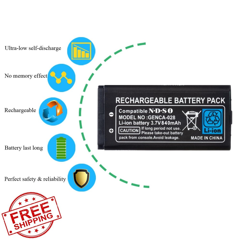 Nintendo DSi XL Rechargeable Battery Pack + Tools OSTENT
