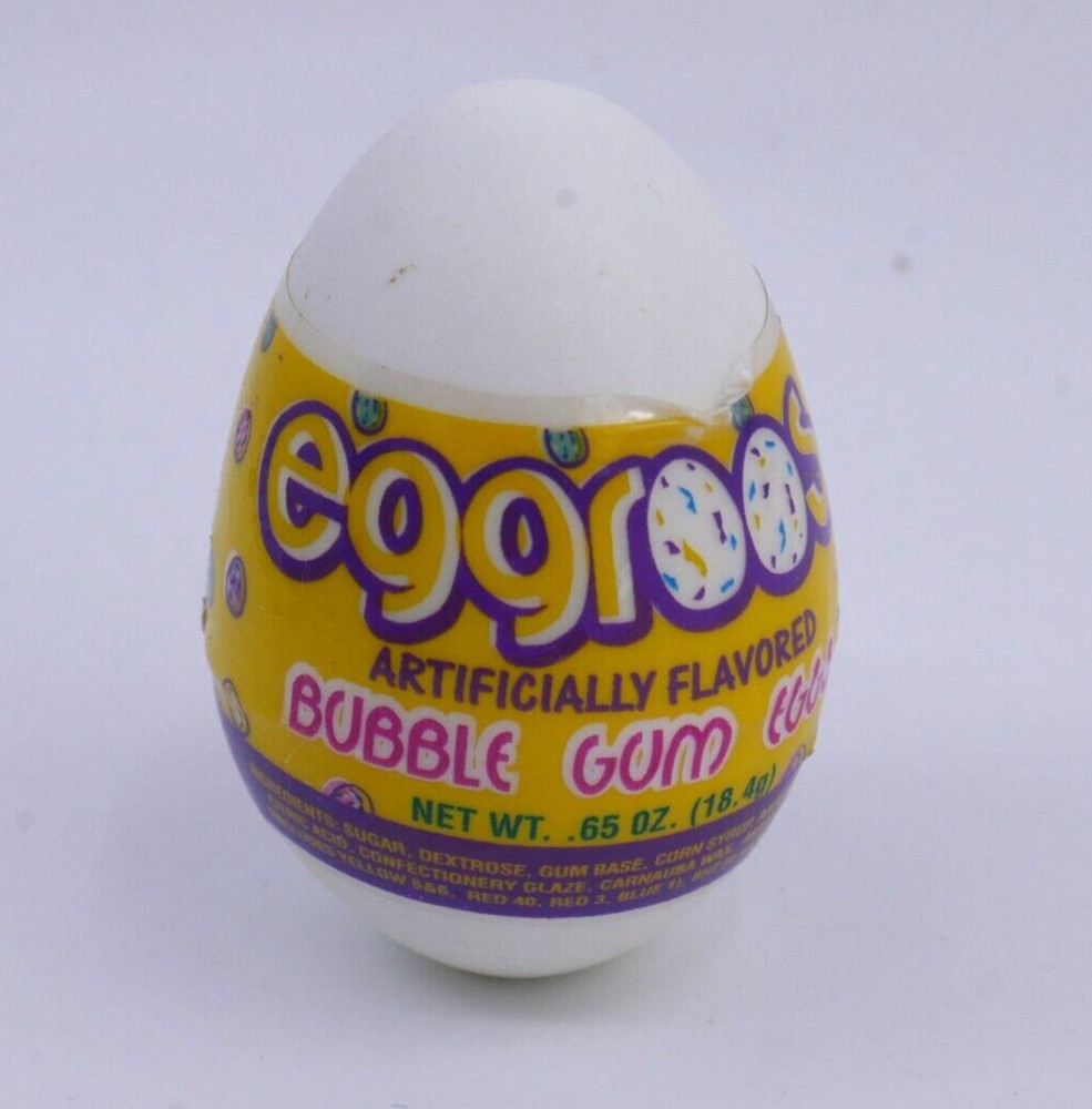 EGGROOS Bubble Gum easter egg EMPTY FLEER Confections candy