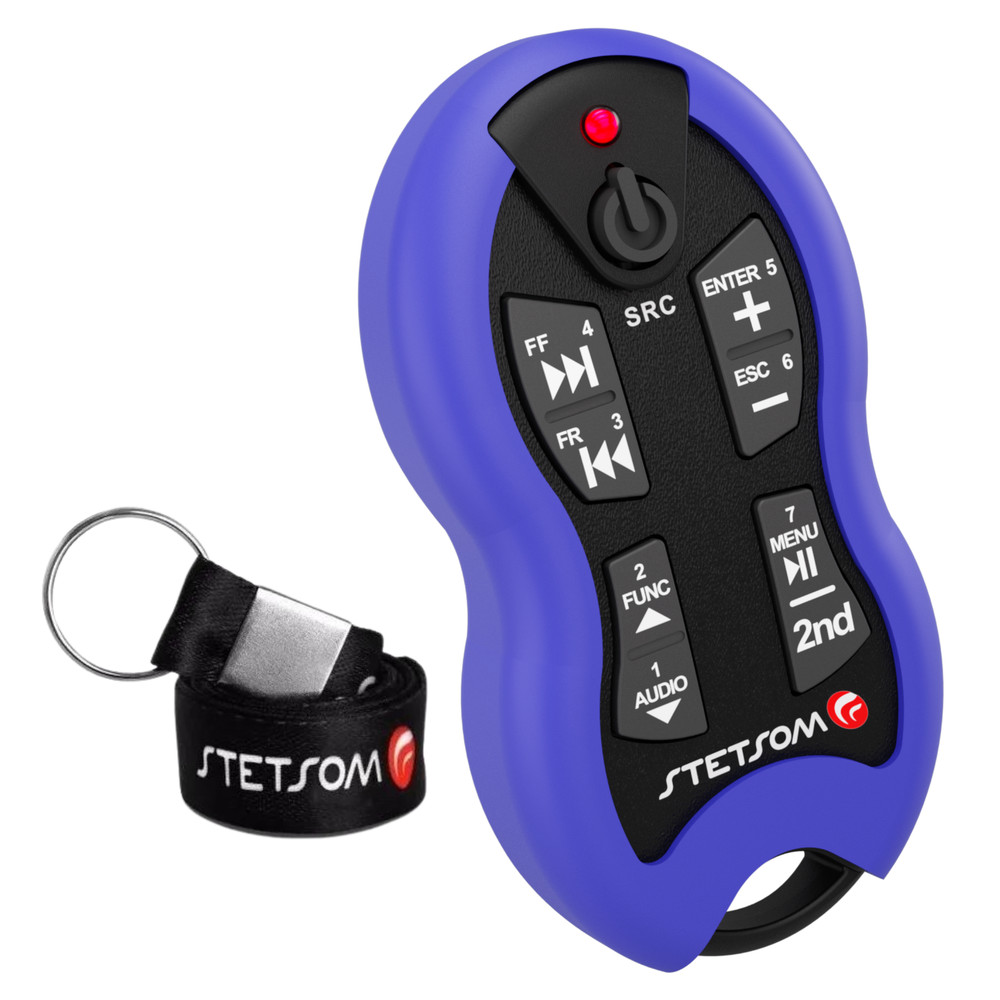 Stetsom SX2 Long Range Multi Function Audio and Video Remote Control - Blue