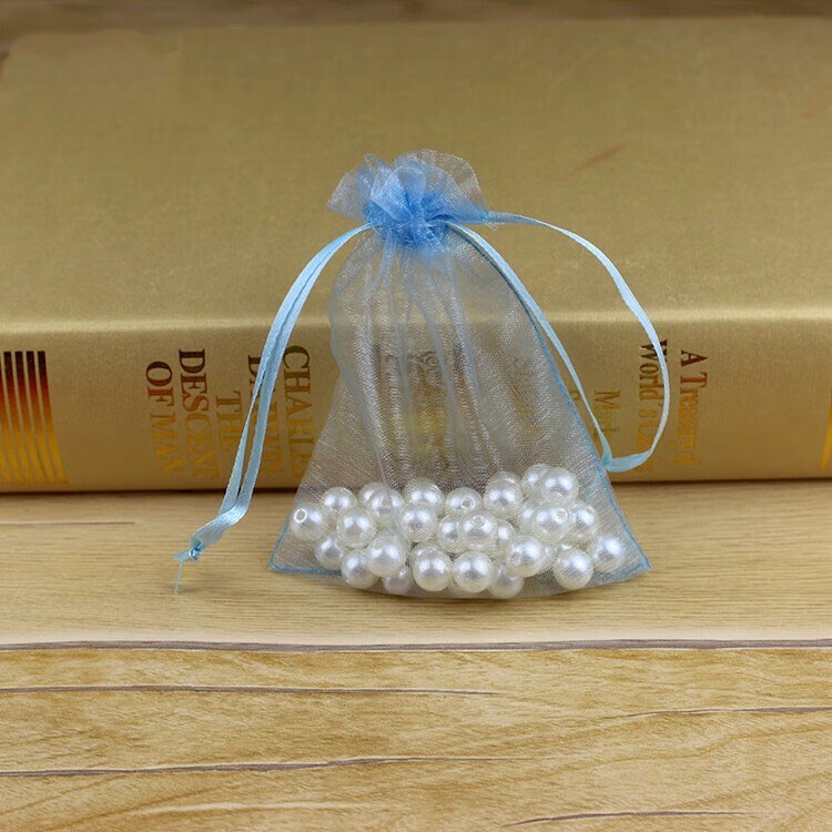 100pcs Drawstring Bags Multicolor Wedding Favor Bag Organza Gift Bag Pouch 4"x5"